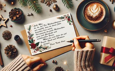 Was schreibt man in eine Weihnachtskarte - Tipps & Beispiele Was schreibt man in eine Weihnachtskarte - Tipps & Beispiele