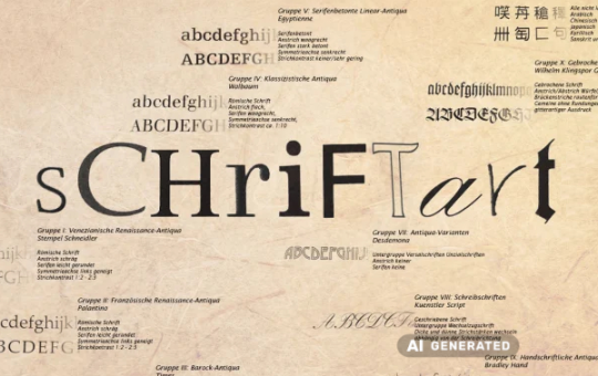 Schriftklassifikation: Ein Überblick über die wichtigsten Schriftarten