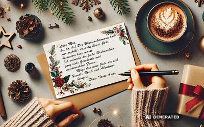 Was schreibt man in eine Weihnachtskarte - Tipps & Beispiele Was schreibt man in eine Weihnachtskarte - Tipps & Beispiele