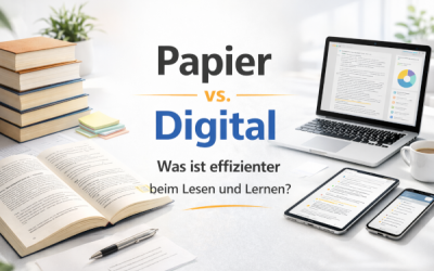 Papier oder Digital: Was ist effizienter beim Lesen und Lernen?