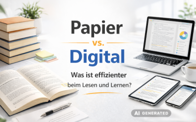 Papier oder Digital: Was ist effizienter beim Lesen und Lernen? Papier oder Digital: Was ist effizienter beim Lesen und Lernen?