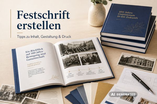 Festschrift erstellen: Tipps zu Inhalt, Gestaltung & Druck