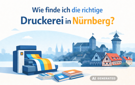 Wie finde ich die richtige Druckerei in Nürnberg?