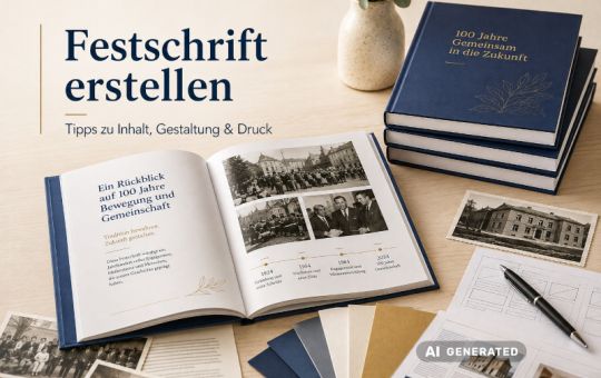 Festschrift erstellen: Tipps zu Inhalt, Gestaltung & Druck